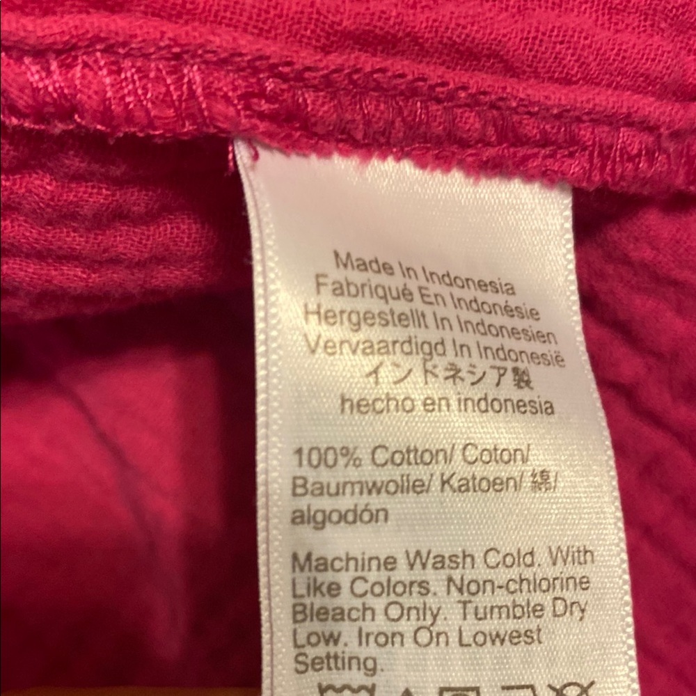 J. Crew Sleeveless Pink Button-Down Shirt - Picture 8 of 8